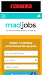 Mobile Screenshot of jobs.mad.co.uk